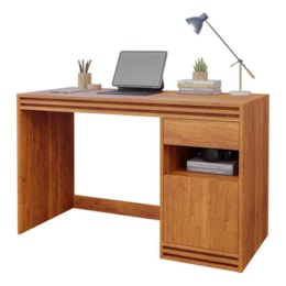 Escrivaninha Office Mila 1 Porta e 1 Gaveta Cinamomo - Permóbili Escrivaninha Office Mila 1 Porta e 1 Gaveta Cinamomo - Permóbili