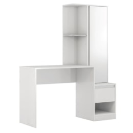 Escrivaninha Office Morada com Armário 1 Porta e 1 Gaveta Branco - Demóbile   Escrivaninha Office Morada com Armário 1 Porta e 1 Gaveta Branco - Demóbile