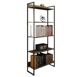 Estante 5 Prateleiras Office Industrial Nogal Málaga - PR Móveis