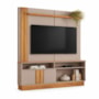 Estante Home Fortaleza Grigio Fosco/Canela 160cm para TV até 60” - Mobler