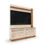 Estante Home Fortaleza Off White/Canela 160cm para TV até 60” - Mobler