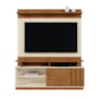 Estante Home Goiás 150cm Off White/Canela para TV até 55” - Mobler