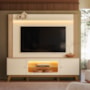 Estante Home Maceió Areia/Oasis para TV até 75” - Mobler