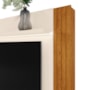Estante Home Maceió Off White/Canela para TV até 75” - Mobler