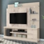 Estante Home Theater Alan Calacata/Off White para TV até 55” - Madetec