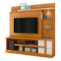 Estante Home Theater Alan Cinamomo/Off White para TV até 55” - Madetec