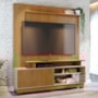 Estante Home Theater Ares Cumaru/Opala para TV até 75” com Pés - Madetec