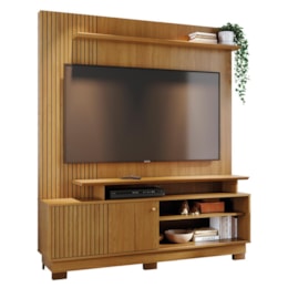 Estante Home Theater Ares Cumaru para TV até 65” com Pés - Madetec