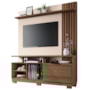 Estante Home Theater Artheo Castanho/Off White para TV até 55” - HB Móveis