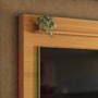 Estante Home Theater Axis Cinamomo/Off White para TV até 60” - HB Móveis