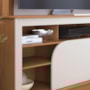 Estante Home Theater Belaya Freijó/Off White Matte para TV até 65” - Colibri