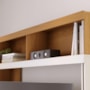 Estante Home Theater Belaya Freijó/Off White Matte para TV até 65” - Colibri