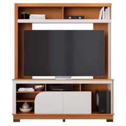 Estante Home Theater Belaya Freijó/Off White Matte para TV até 65” - Colibri