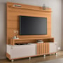 Estante Home Theater Bold Cinamomo/Off White para TV até 65” - HB Móveis