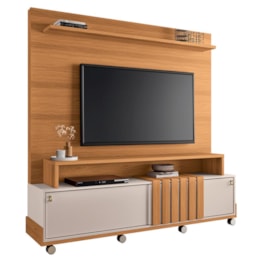 Estante Home Theater Bold Cinamomo/Off White para TV até 65” - HB Móveis  Estante Home Theater Bold Cinamomo/Off White para TV até 65” - HB Móveis