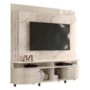 Estante Home Theater Daytona Calacata/Off White para TV até 65” - Madetec