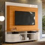 Estante Home Theater Daytona Cinamomo/Off White para TV até 65” - Madetec