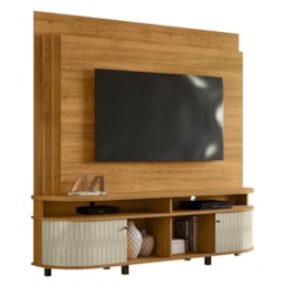 Estante Home Theater Daytona Cumaru/Opala para TV até 65” - Madetec