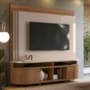 Estante Home Theater Daytona Fendi/Naturale para TV até 65” - Madetec