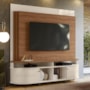 Estante Home Theater Daytona Naturale/Off White para TV até 65” - Madetec