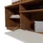 Estante Home Theater Diamantina Amêndoa/Off White para TV até 60” - Mobler