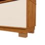Estante Home Theater Diamantina Canela/Off White para TV até 60” - Mobler
