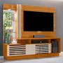 Estante Home Theater Frizz Plus Cinamomo/Off White para TV até 60” - Madetec