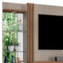 Estante Home Theater Frizz Plus Fendi/Naturale para TV até 60” com Rodízios - Madetec