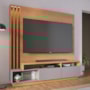 Estante Home Theater Humaitá Freijó/Cinza Fosco para TV de 75” - Colibri