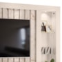 Estante Home Theater Le Mans Calacata/Off White para TV até 70” - Madetec