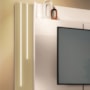 Estante Home Theater Montane Off White/Champanhe para TV até 75” - HB Móveis