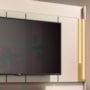 Estante Home Theater Montane Off White/Cinamomo para TV até 75” - HB Móveis