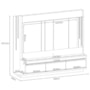 Estante Home Theater Montane Off White/Cinamomo para TV até 75” - HB Móveis