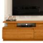 Estante Home Theater New Apolo Cinamomo/Off White para TV até 75” - Madetec 