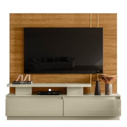 Estante Home Theater New Apolo Cumaru/Opala para TV até 75” - Madetec