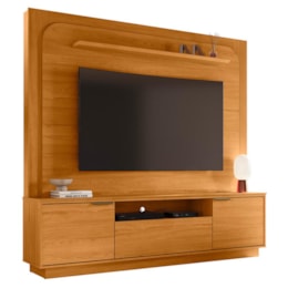 Estante Home Theater Nilo Cinamomo para TV até 75” - Madetec 