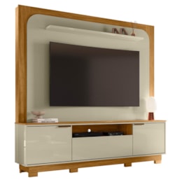 Estante Home Theater Nilo Cumaru/Opala para TV até 75” com Pés - Madetec 