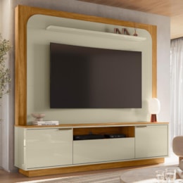 Estante Home Theater Nilo Cumaru/Opala para TV até 75” - Madetec