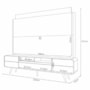 Estante Home Theater Nobre Off White/Cinamomo para TV até 85” - HB Móveis