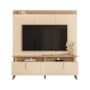 Estante Home Theater Petrópolis 1.8 Areia/Oasis para TV até 60” - Mobler