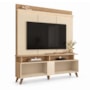 Estante Home Theater Petrópolis 1.8 Areia/Oasis para TV até 60” - Mobler