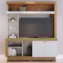 Estante Home Theater Valença Freijó/Off White para TV até 50” - Colibri