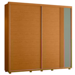 Guarda Roupa Casal Acácia 2 Portas Deslizantes Flex Cinamomo/Sálvia - Móveis Albatroz Guarda Roupa Casal Acácia 2 Portas Deslizantes Flex Cinamomo/Sálvia - Móveis Albatroz