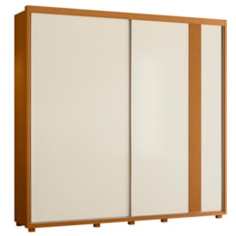 Guarda Roupa Casal Acácia 2 Portas Deslizantes Flex Off White/Cinamomo - Móveis Albatroz Guarda Roupa Casal Acácia 2 Portas Deslizantes Flex Off White/Cinamomo - Móveis Albatroz