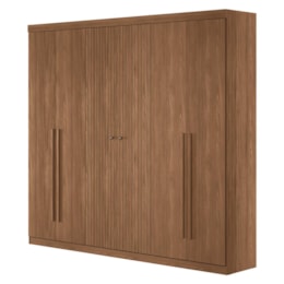 Guarda Roupa Casal Buriti Ripado 6 Portas Jatobá - Santos Andirá Guarda Roupa Casal Buriti Ripado 6 Portas Jatobá - Santos Andirá