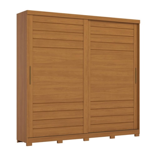 Guarda Roupa Casal Cayman 2 Portas Deslizantes Cinamomo - Móveis Henn