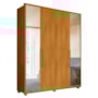 Guarda Roupa Casal Greco 4 Portas Cinamomo com Espelho - Madetec