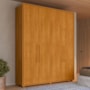 Guarda Roupa Casal Greco 4 Portas Cinamomo - Madetec