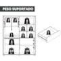 Guarda Roupa Casal Greco 4 Portas Cinamomo/Off White com Espelho - Madetec