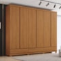 Guarda Roupa Casal Imperial 6 Portas 9 Gavetas Cinamomo - Henn